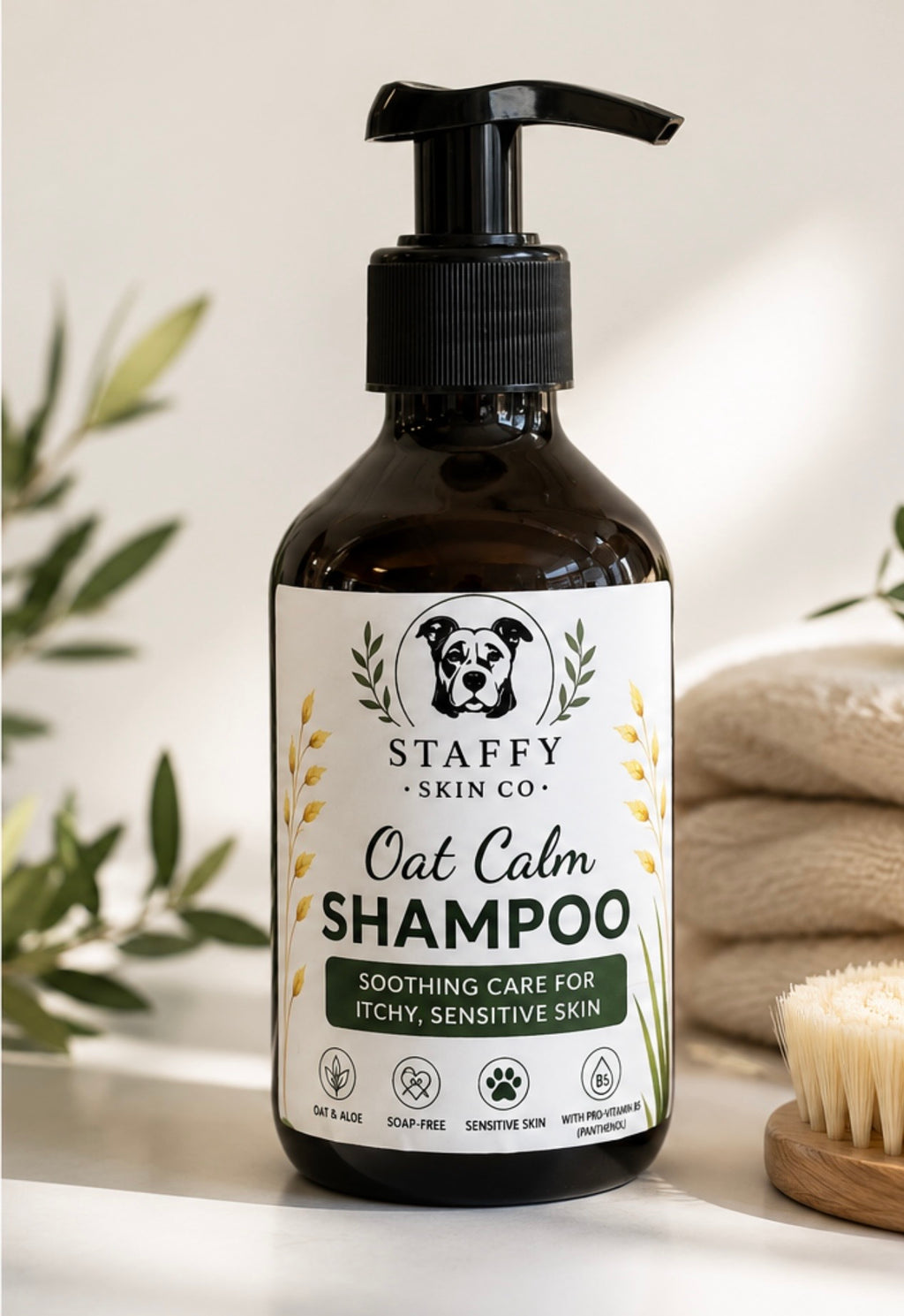 Staffy Skin Co Oat Calm Shampoo – 250ml